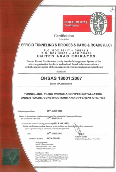 ISO 9001:2008 Certificate